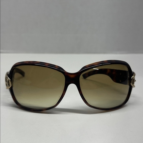 Gucci Sunglasses Glasses Horsebit Logo Oversized Tortoise Brown Vintage Optyl